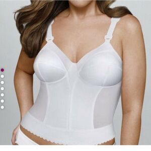 Exquisite Form White Bustier Top Size 40DD